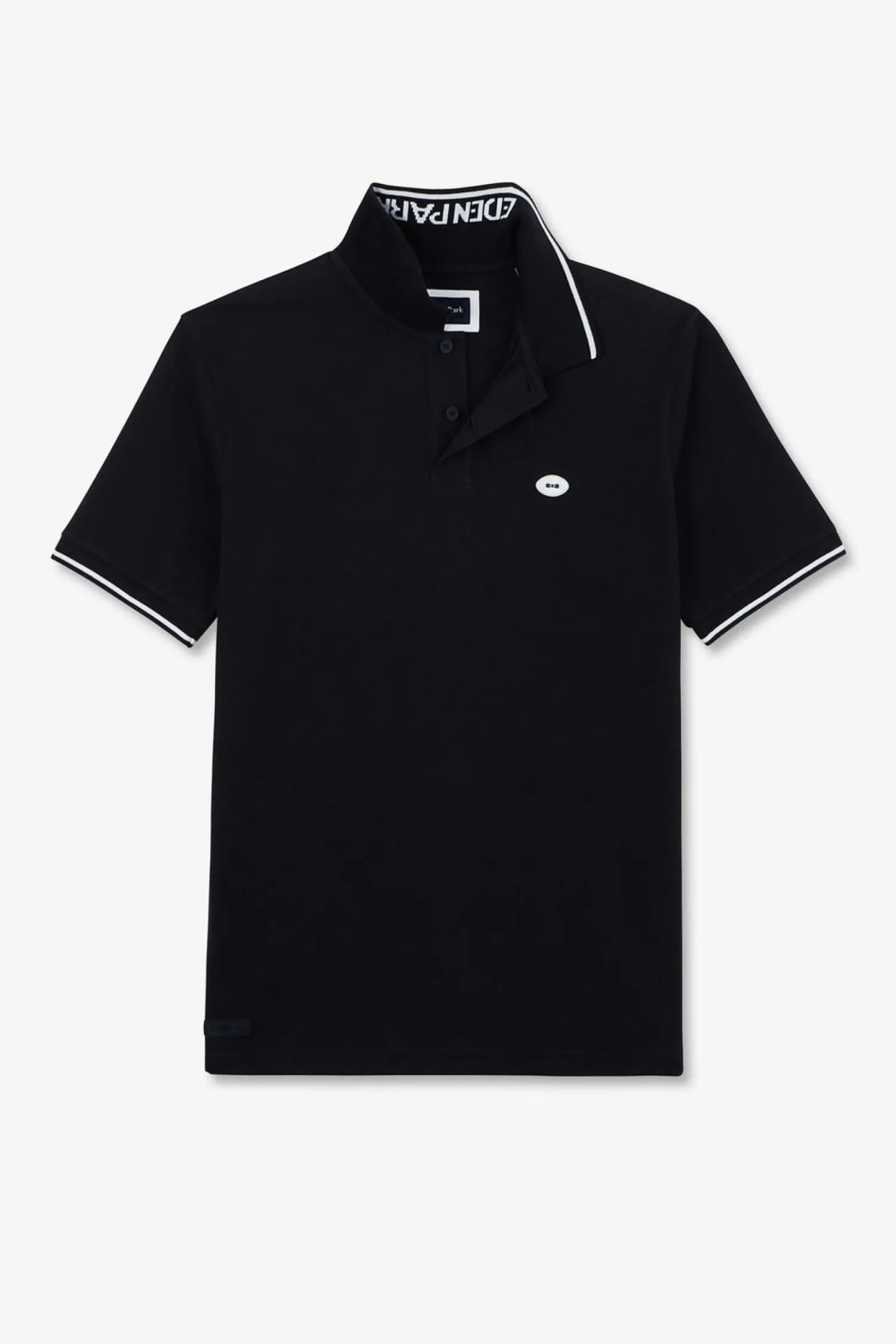 New Poo Beu Fonce A anche Courte Homme Polos
