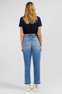 Clearance Poo Beu Fonce anche Courte En Coton Pia Femme Polos