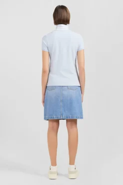 Online Poo Beu anche Courte En Coton Pia Femme Polos