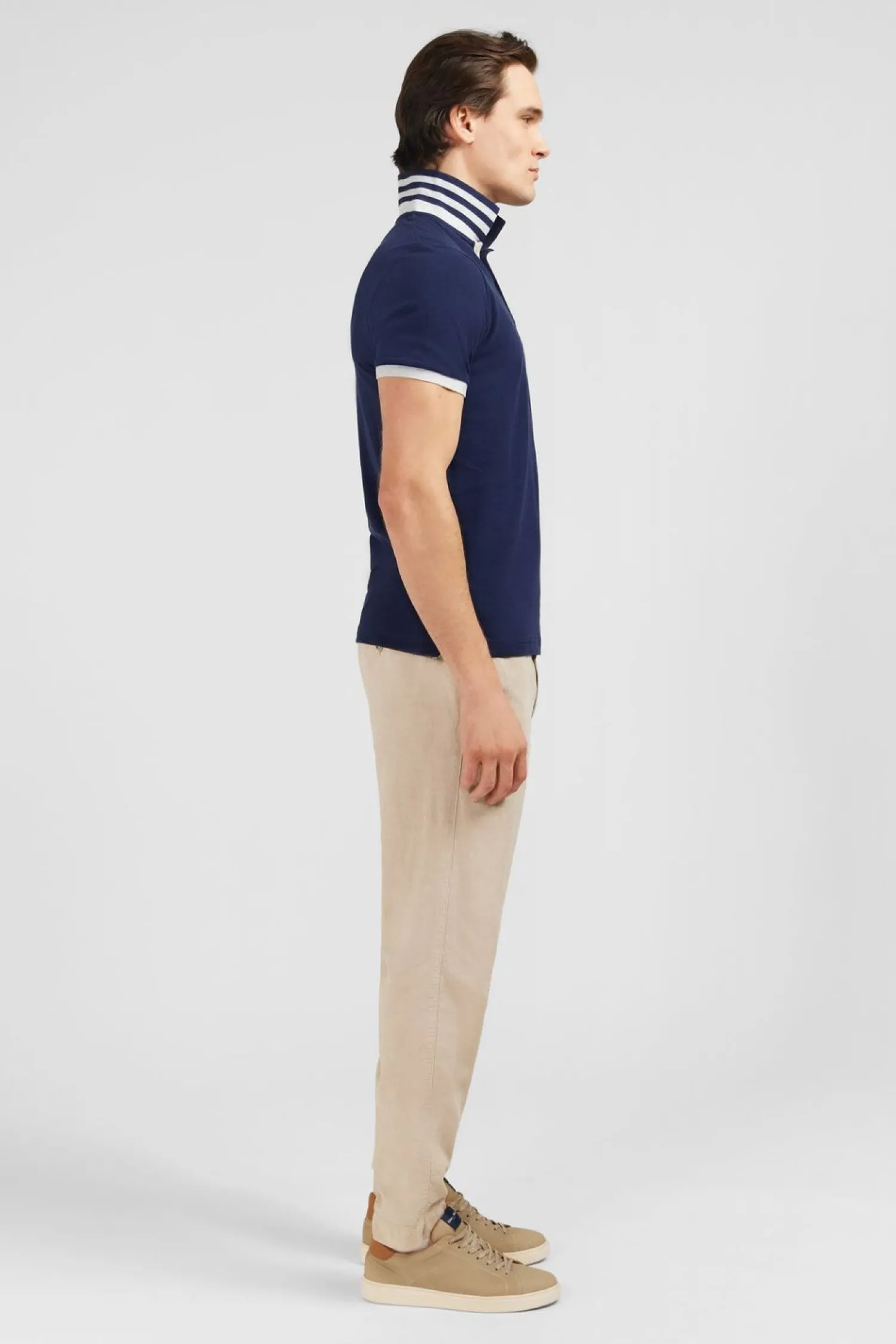 Outlet Poo Beu arine A anche Courte Homme Polos