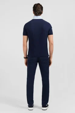 Poo Beu arine A anche Courte Nuero 10 Homme Polos