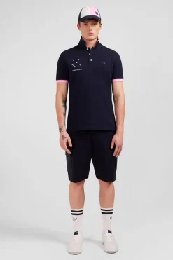 Discount Poo Beu arine A anche Courte Xv De France Homme Polos