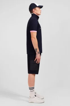 Discount Poo Beu arine A anche Courte Xv De France Homme Polos