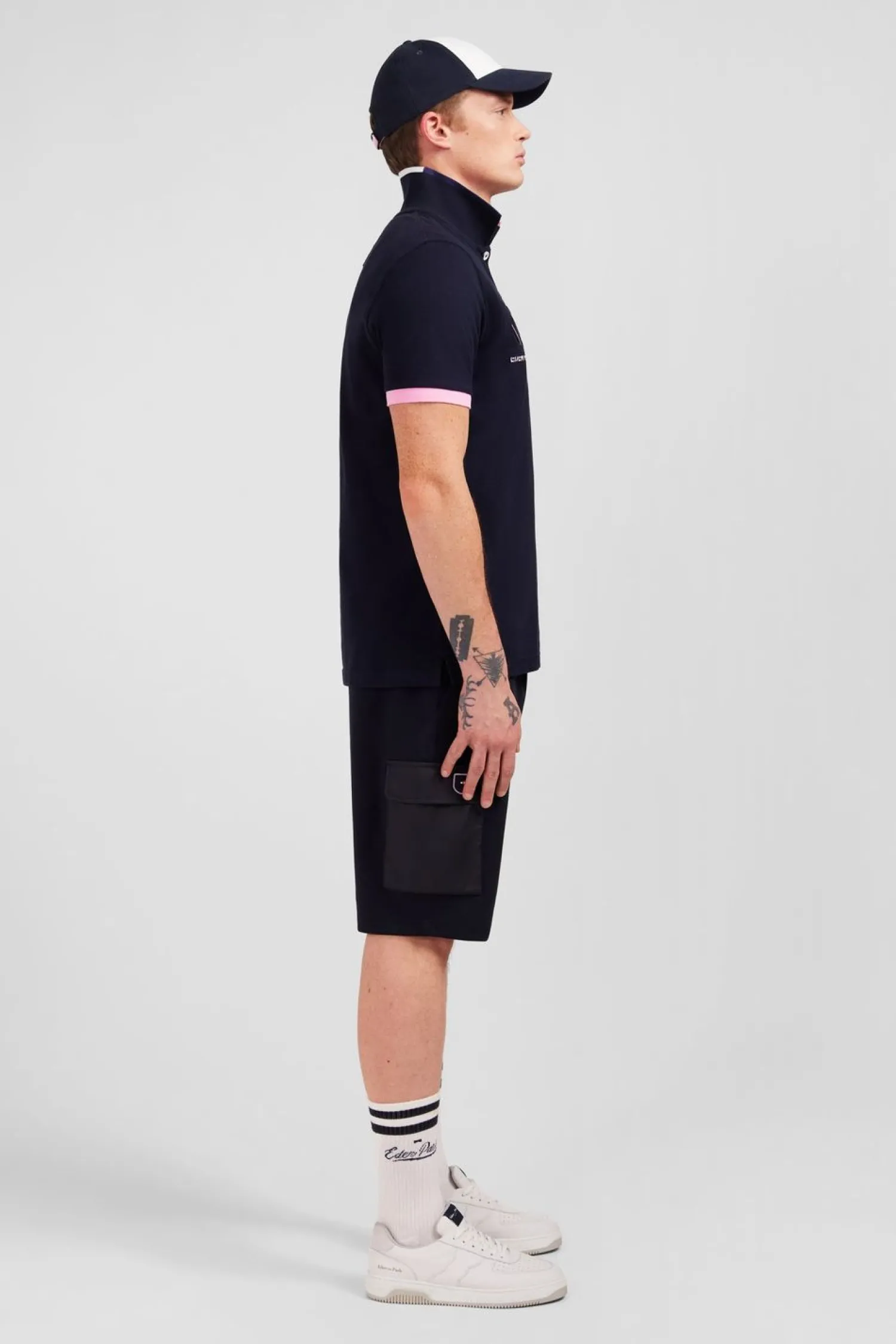 Discount Poo Beu arine A anche Courte Xv De France Homme Polos