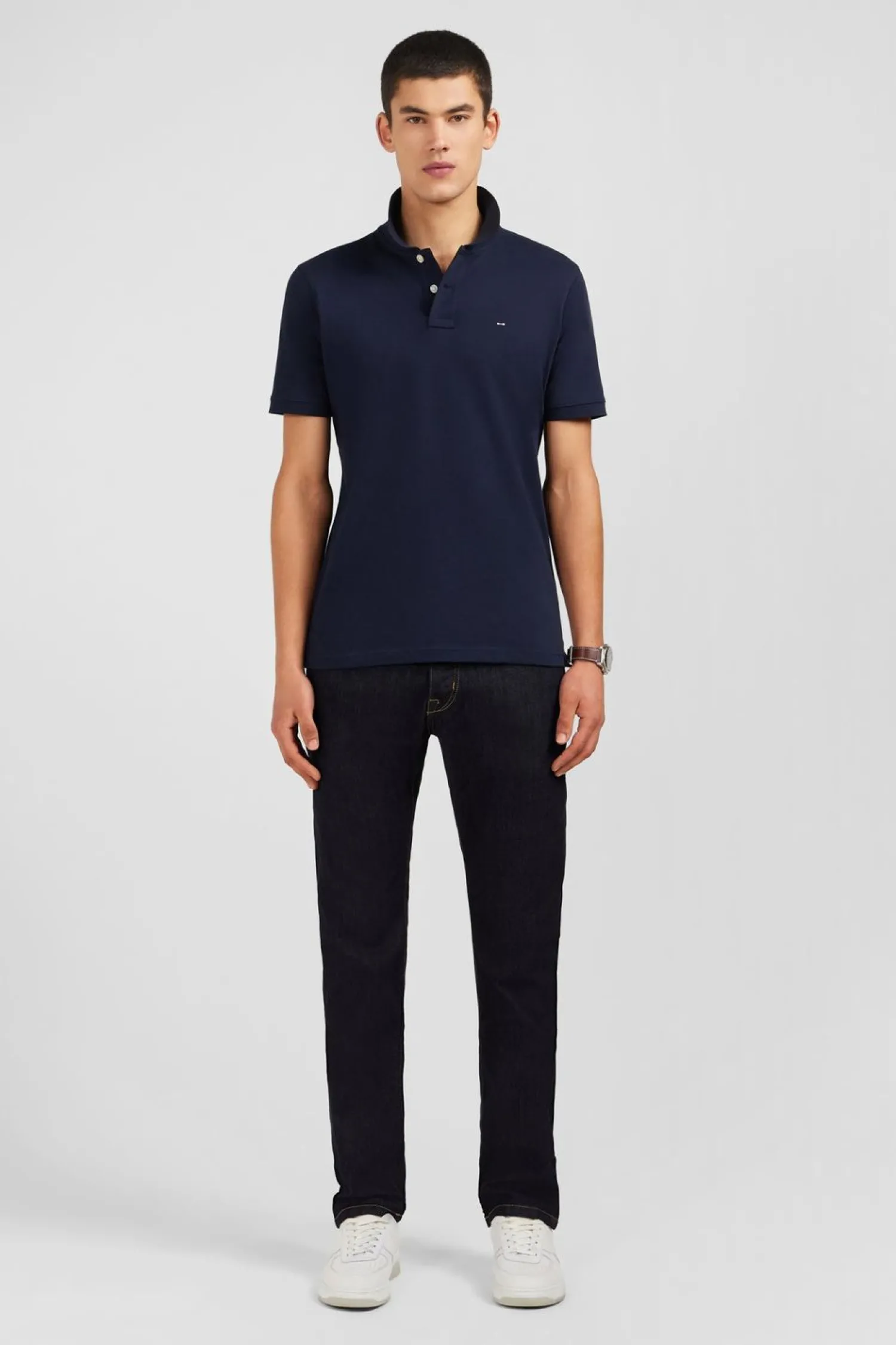Outlet Poo Beu arine En Coton Pia tretch Homme Polos