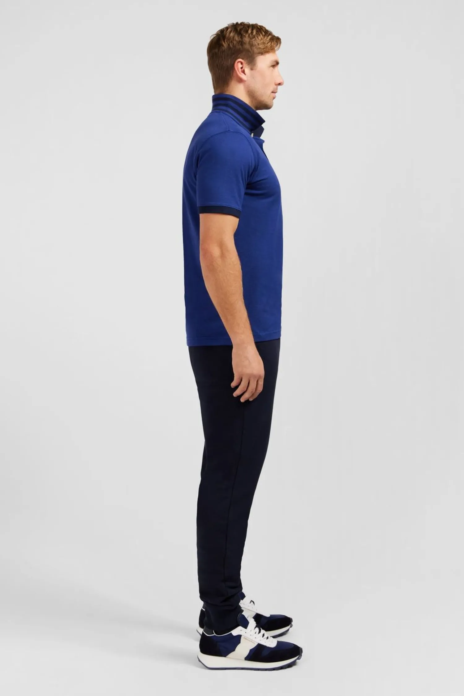 New Poo Beu arine anche Courte Homme Polos
