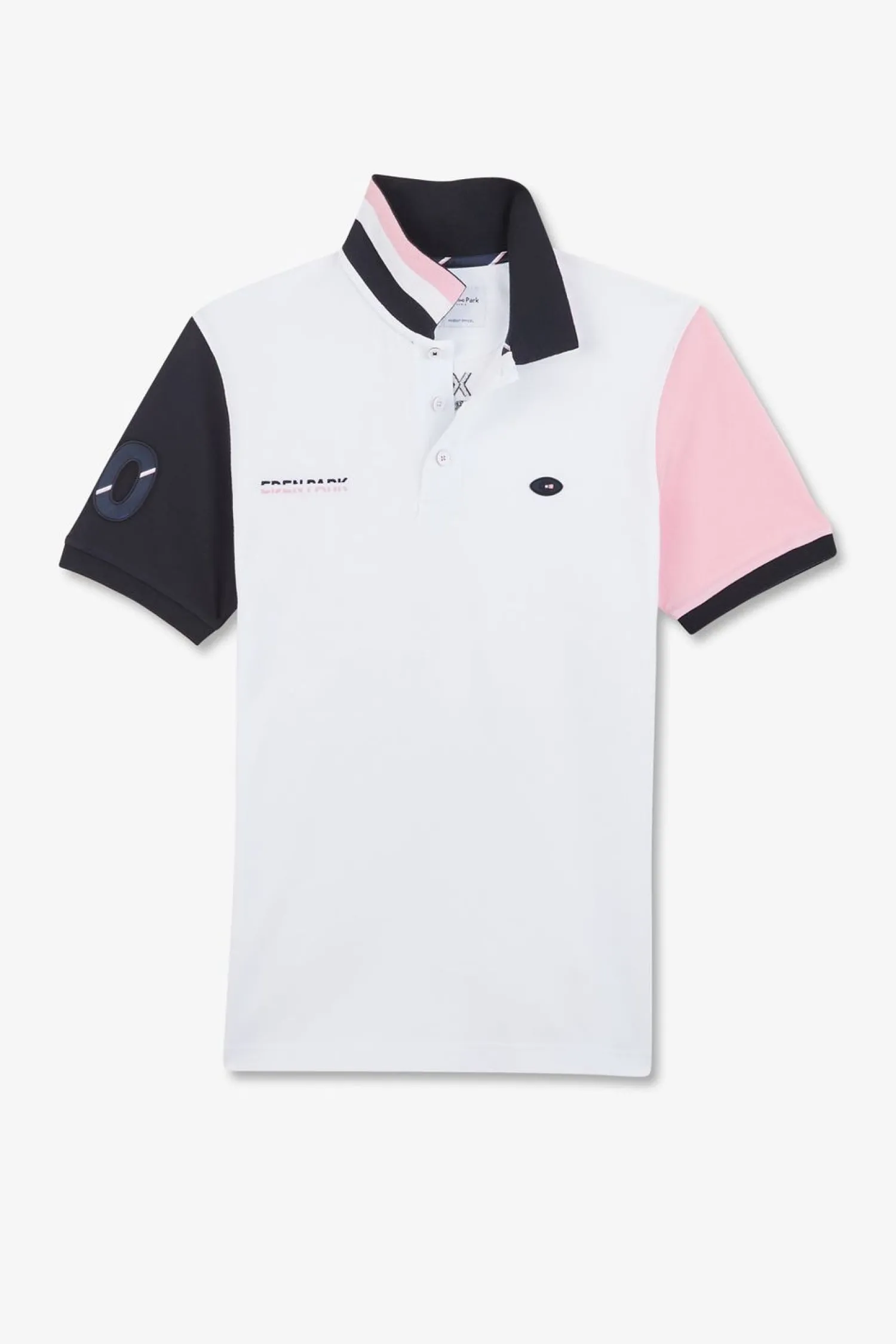Sale Poo Coorbock Roe En Coton Pique A Broderie Xv De France Homme Polos