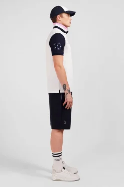 Sale Poo Coorbock Roe En Coton Pique A Broderie Xv De France Homme Polos