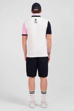Sale Poo Coorbock Roe En Coton Pique A Broderie Xv De France Homme Polos