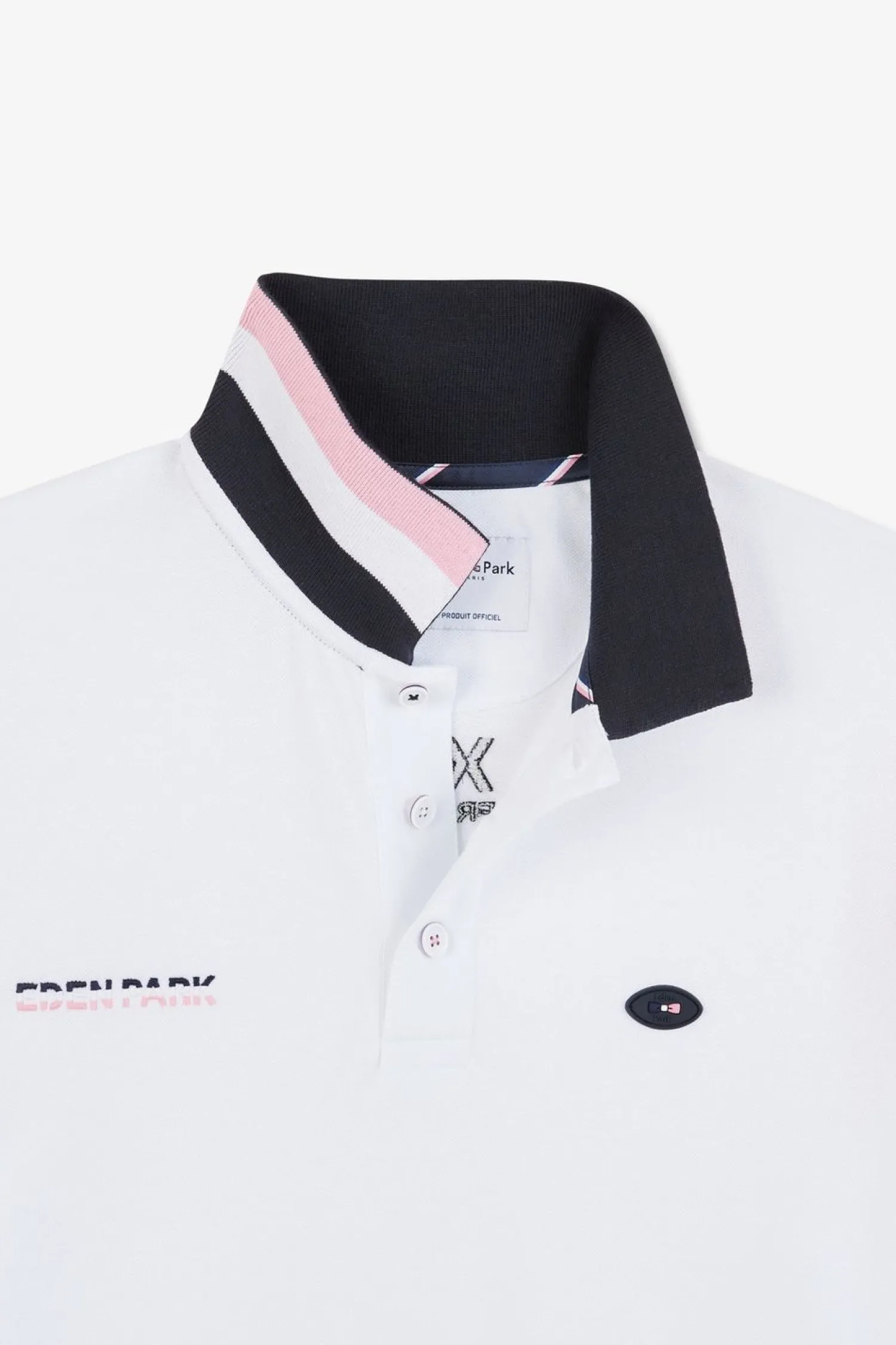 Sale Poo Coorbock Roe En Coton Pique A Broderie Xv De France Homme Polos