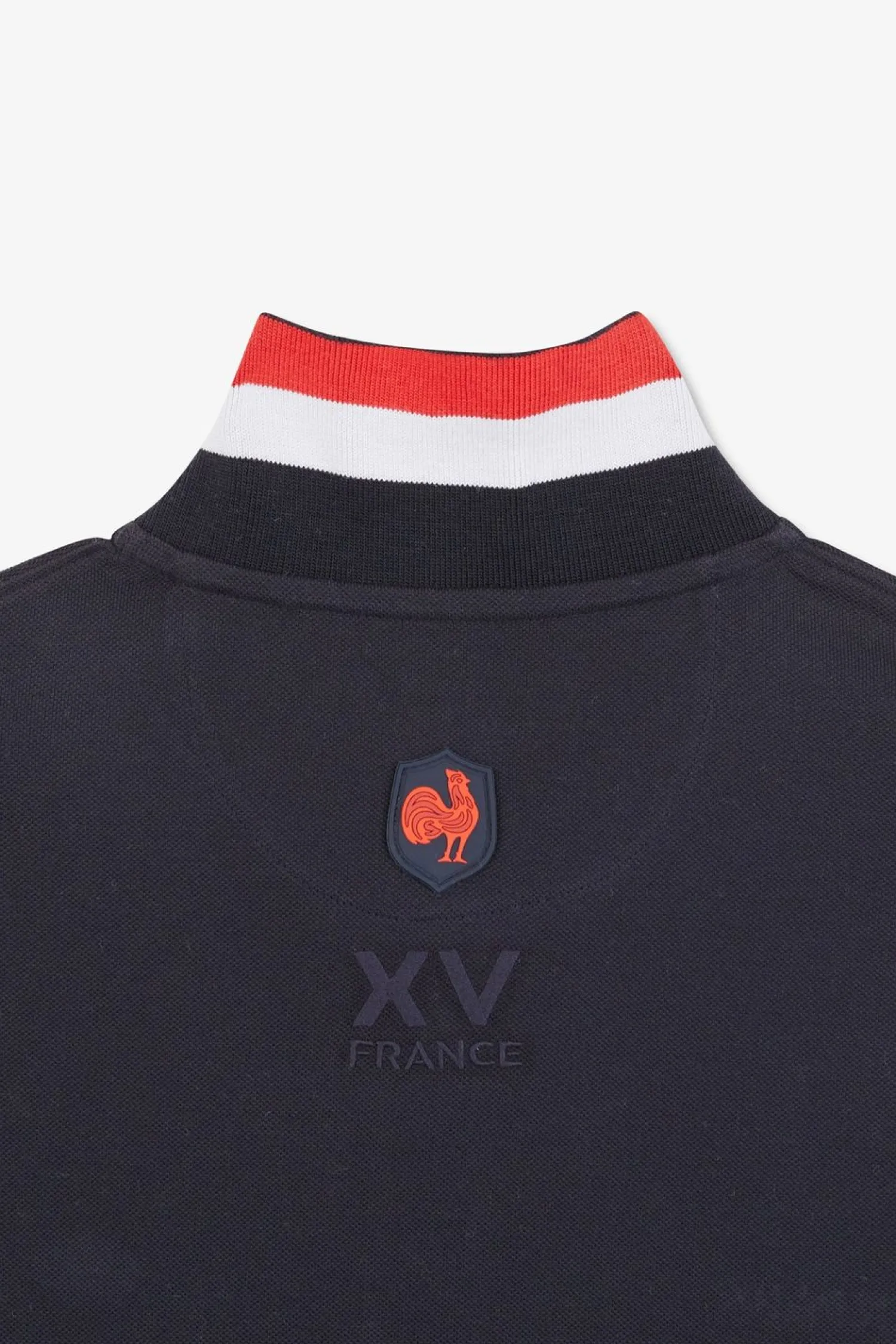 Sale Poo Coorbock Rouge En Coton Pique A Broderie Xv De France Homme Polos