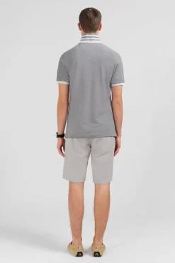 Hot Poo Gri A anche Courte Homme Polos
