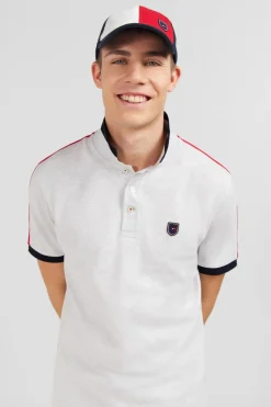 Poo Gri Chine anche Courte Homme Polos