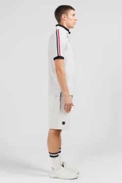 Poo Gri Chine anche Courte Homme Polos