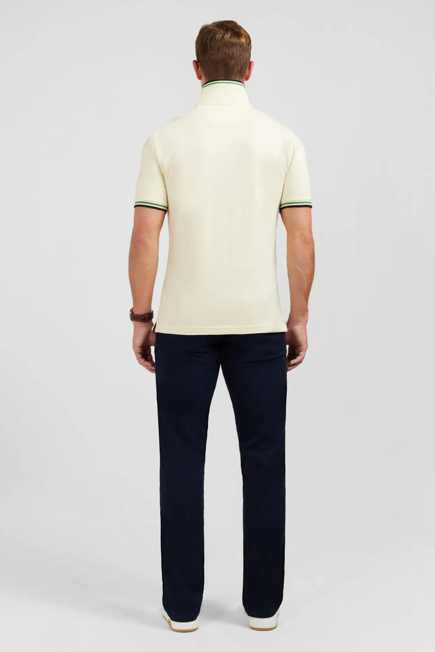 Best Poo Jaune Cair En Coton Pia Homme Polos