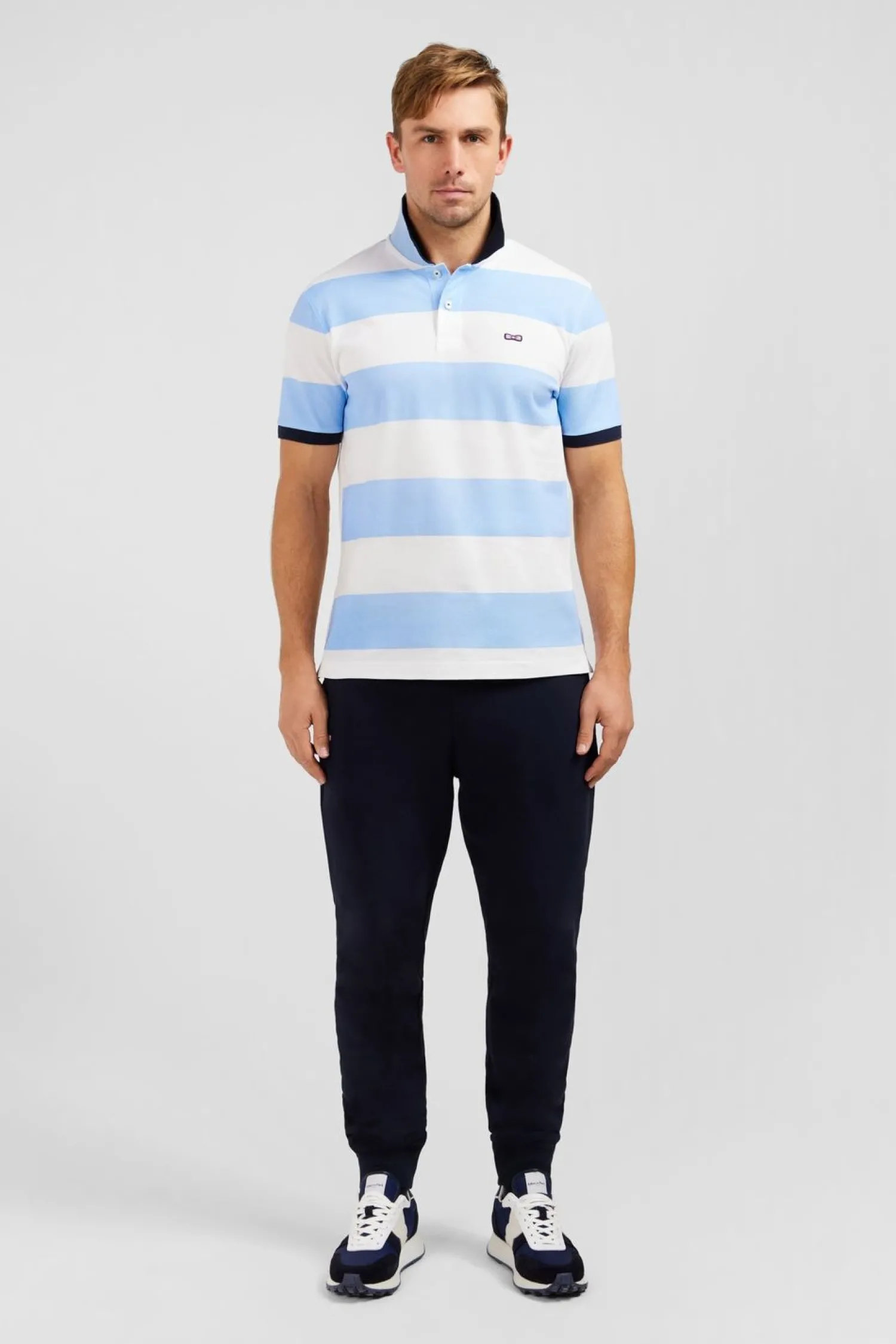 Sale Poo anche Courte Cerce Cie En Pique Coton Homme Polos