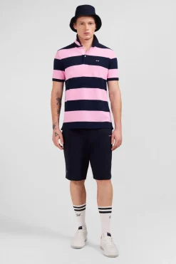 Hot Poo anche Courte Cerce arine Et Roe En Pique Coton Homme Polos