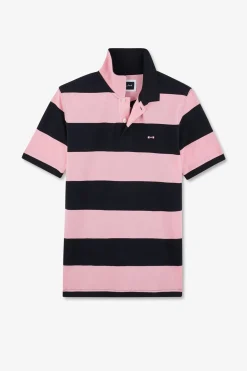 Hot Poo anche Courte Cerce arine Et Roe En Pique Coton Homme Polos