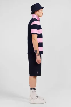 Hot Poo anche Courte Cerce arine Et Roe En Pique Coton Homme Polos