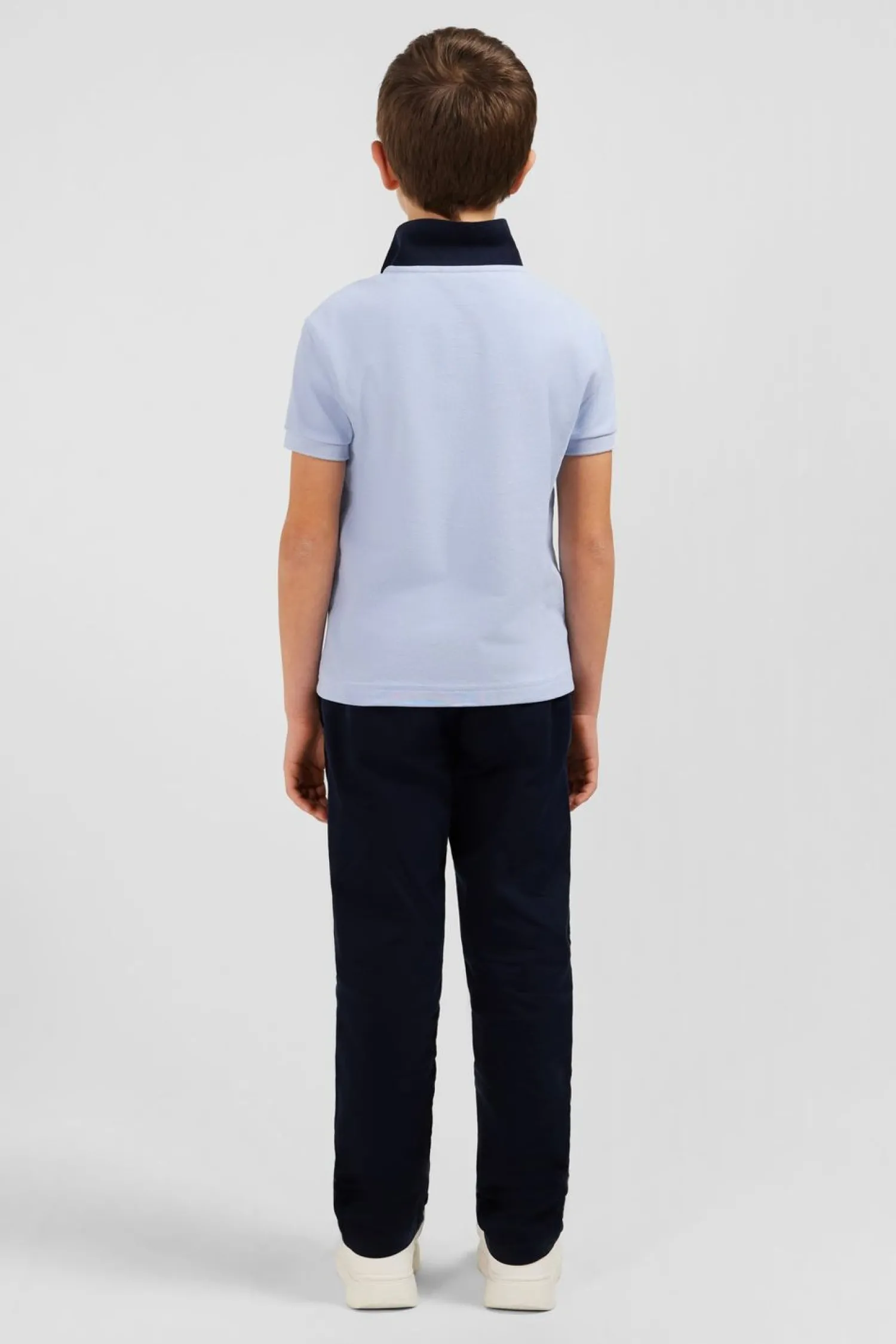 Clearance Polo Manches Courtes Ciel En Pique Coton Enfant Enfant