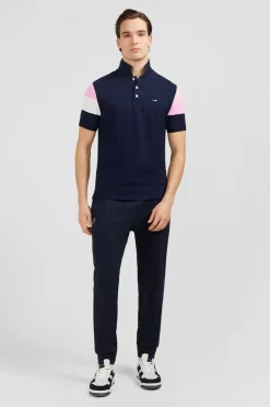 Best Poo anche Courte arine Tricoore En Pique Coton Detai Noeud Homme Polos