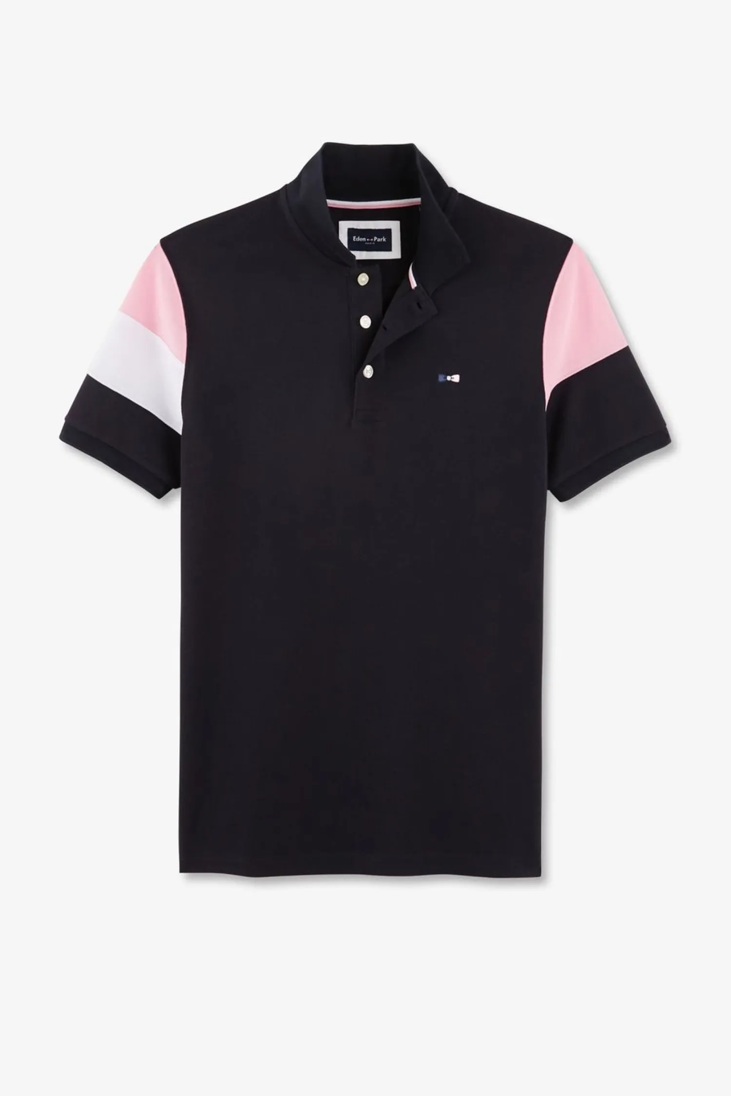 Best Poo anche Courte arine Tricoore En Pique Coton Detai Noeud Homme Polos