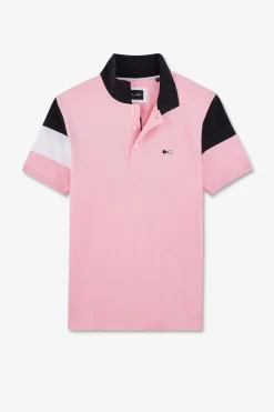 Sale Poo anche Courte Roe Tricoore En Pique Coton Detai Noeud Homme Polos