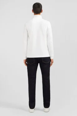 Outlet Poo anche ongue Banc Uni En Pique De Coton tretch Homme Polos