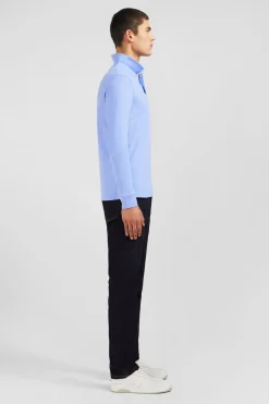 Clearance Poo anche ongue Beu Uni En Pique De Coton tretch Homme Polos