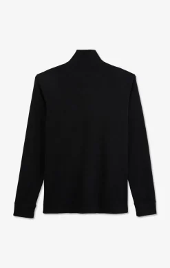 Hot Poo anche ongue Noir Uni En Pique De Coton tretch Homme Polos