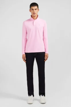 New Poo anche ongue Roe Uni En Pique De Coton tretch Homme Polos