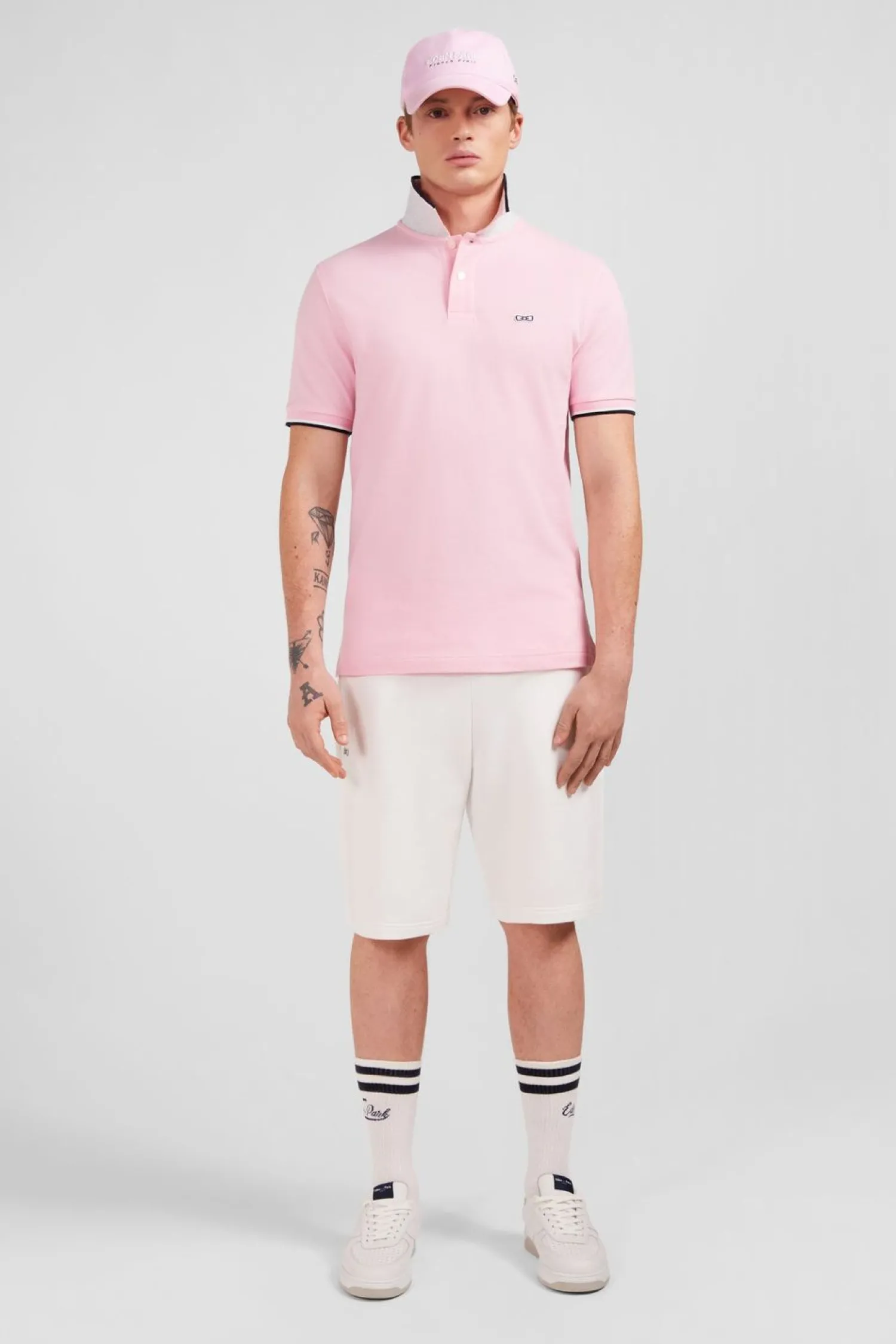 Outlet Poo Roe anche Courte Uni Homme Polos