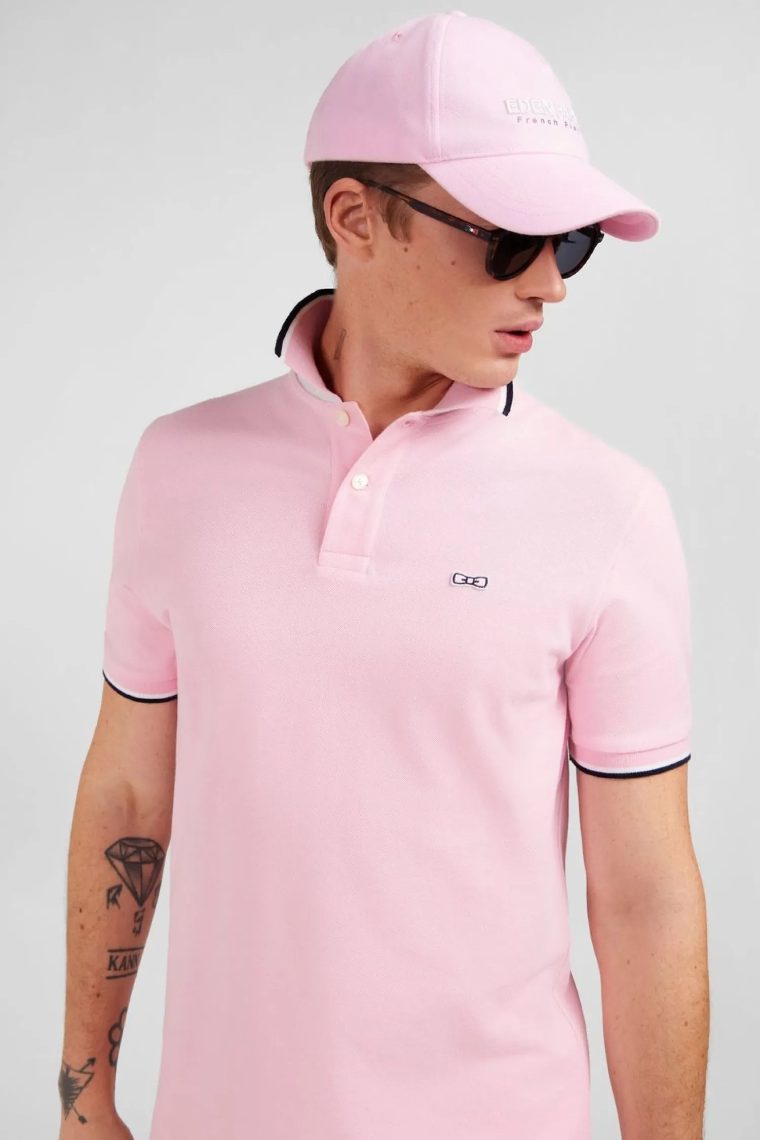 Outlet Poo Roe anche Courte Uni Homme Polos