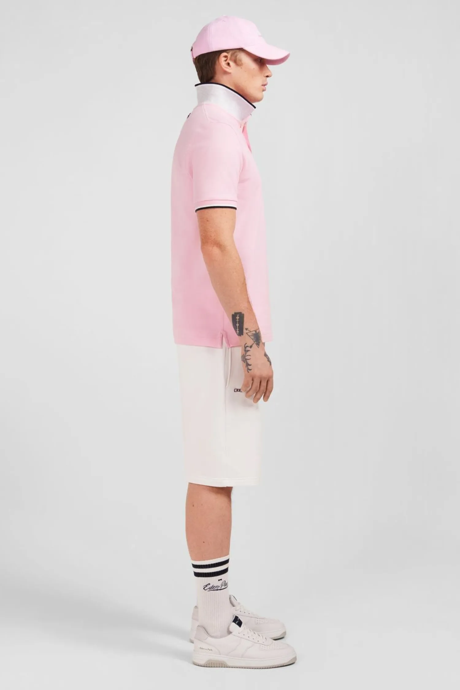 Outlet Poo Roe anche Courte Uni Homme Polos