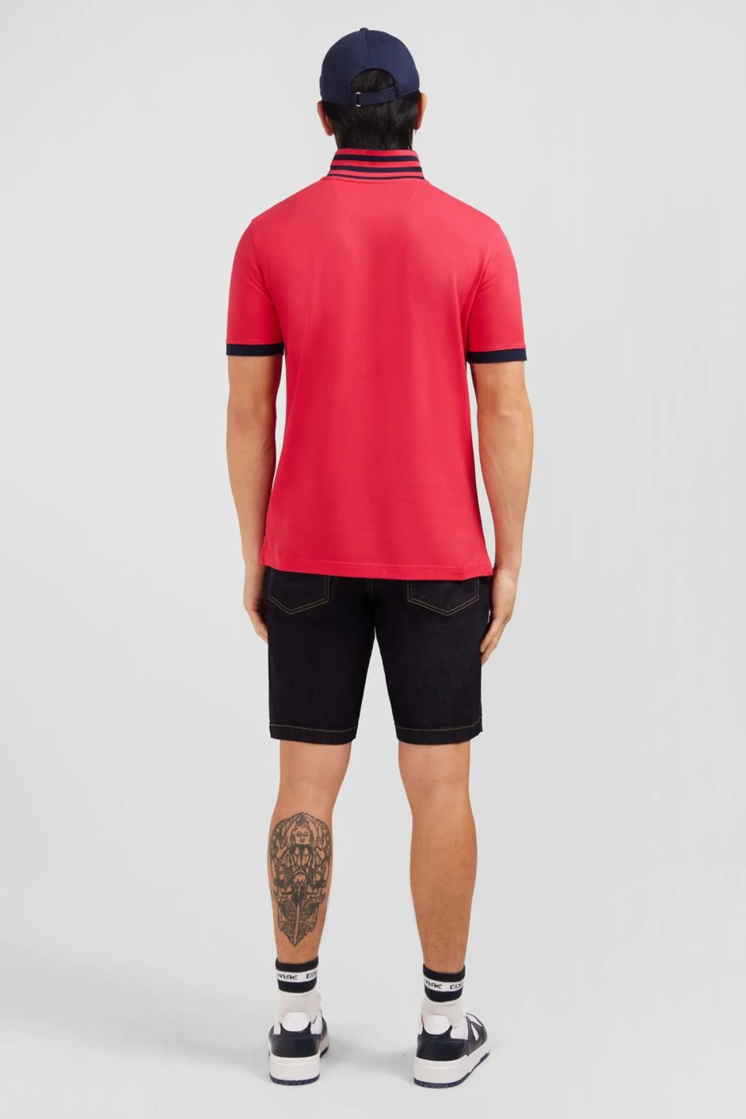 Sale Poo Rouge anche Courte Homme Polos