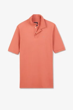 Discount Poo Rouge Uni A anche Courte Homme Polos