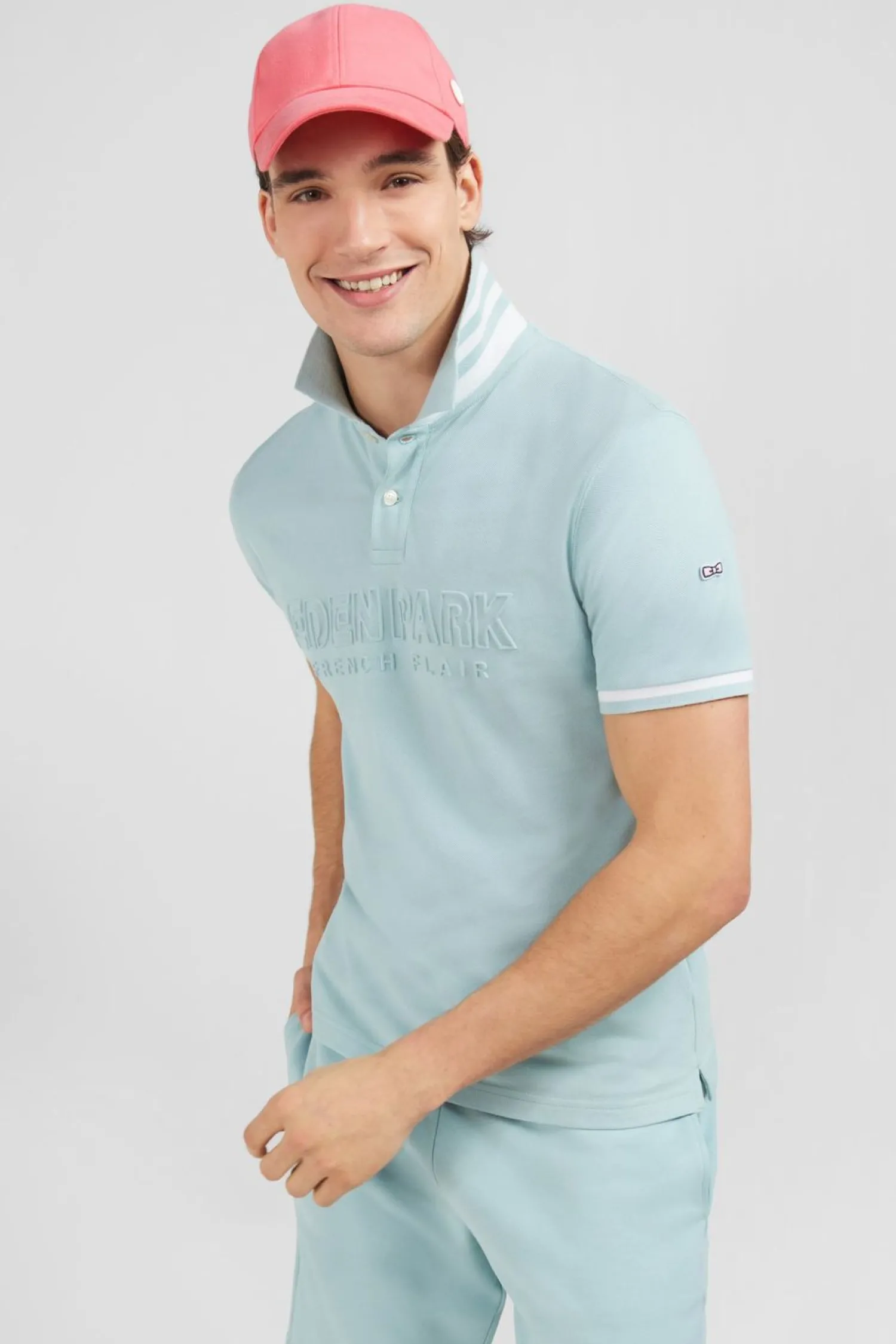 Hot Poo Vert anche Courte Uni Homme Polos
