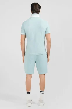 Hot Poo Vert anche Courte Uni Homme Polos