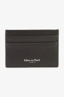 New Porte-Carte Gomme Bleu Fonce Homme Portes-Cartes