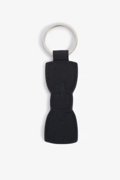 Sale Porte-Cles A Rayures Forme Noeud Papillon Homme Portes-Clefs