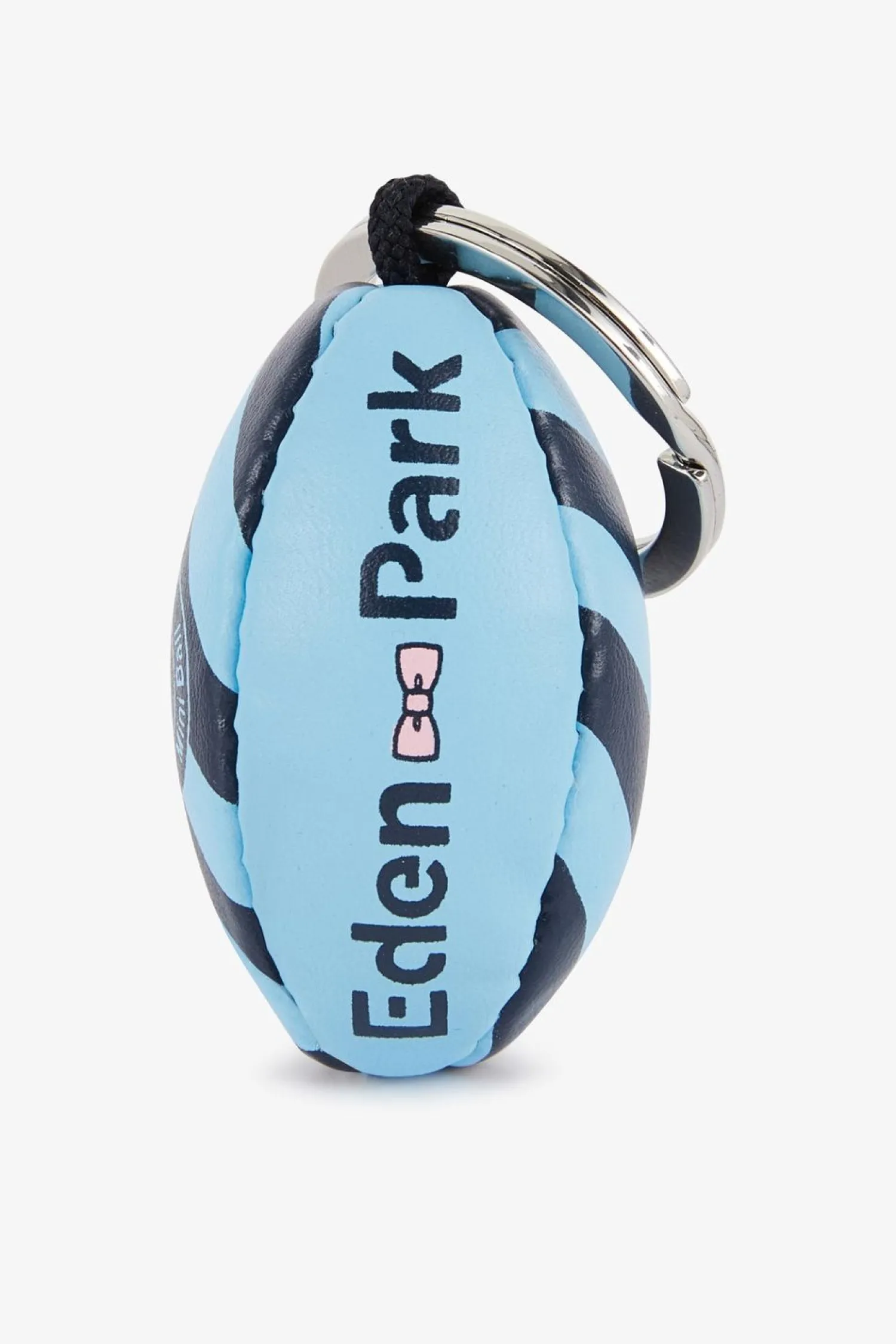 Sale Porte-Cles Ballon De Rugby Bleu Cercle Et Serigraphie Homme Portes-Clefs