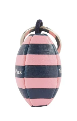 Porte-Cles Ballon De Rugby Cercle En Caoutchouc Homme Portes-Clefs