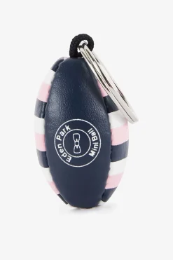 Outlet Porte-Cles Ballon De Rugby Colorblock Serigraphie Homme Portes-Clefs
