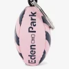 Sale Porte-Cles Ballon De Rugby Rose Cercle Et Serigraphie Homme Portes-Clefs