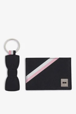 Clearance Porte-Cles Et Porte Carte Bleu Marine Homme Portes-Cartes