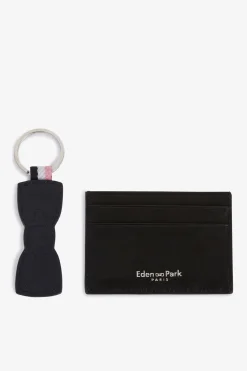 Clearance Porte-Cles Et Porte Carte Bleu Marine Homme Portes-Cartes