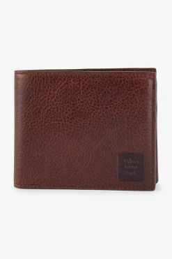 Hot Porte Feuille En Cuir Marron Fonce Homme Portefeuilles