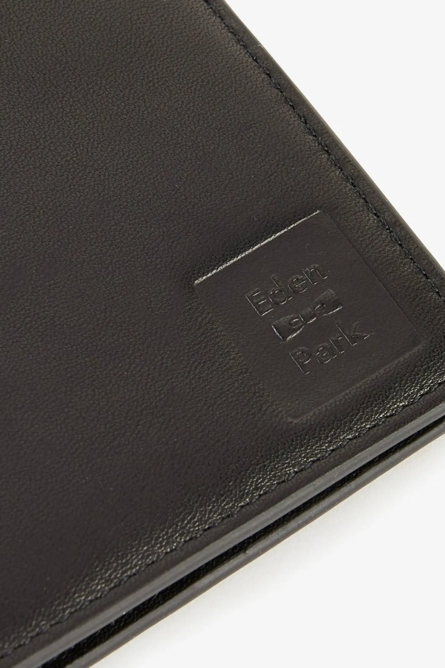 Clearance Portefeuille Forme Italien En Cuir Noir Homme Portefeuilles