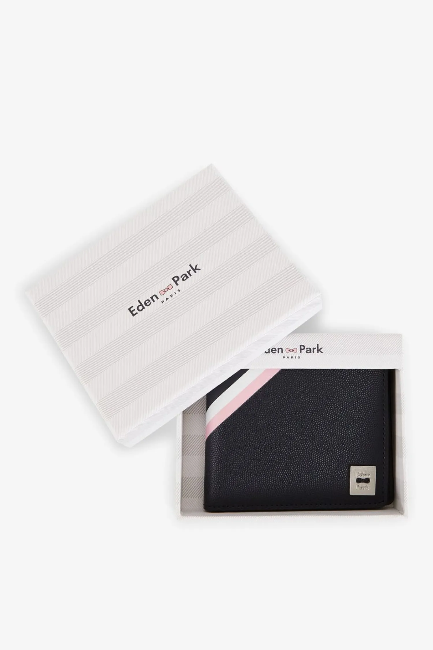 Outlet Portefeuille Italien Marine A Details Tricolores Homme Portefeuilles