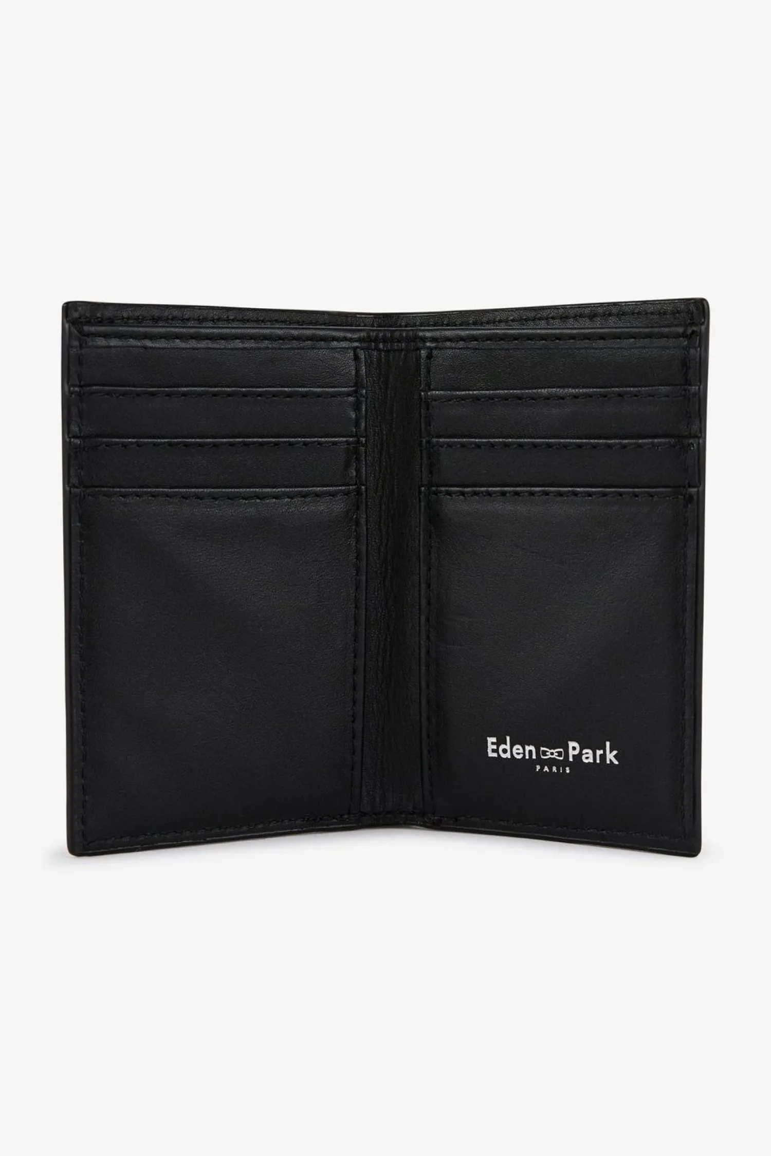 Outlet Porte Feuille Noir En Cuir Homme Portefeuilles